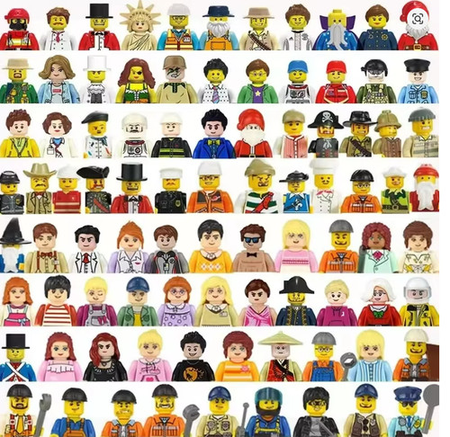 40x minifigures bundle job lot - 40x,