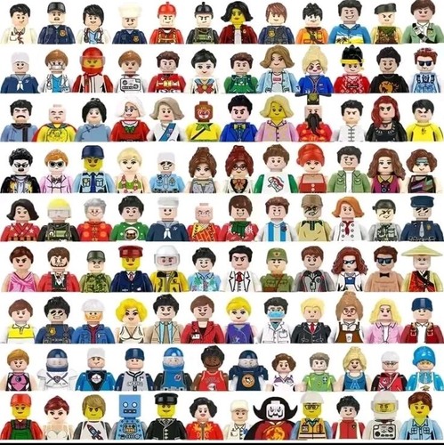 40x minifigures bundle - 40x,