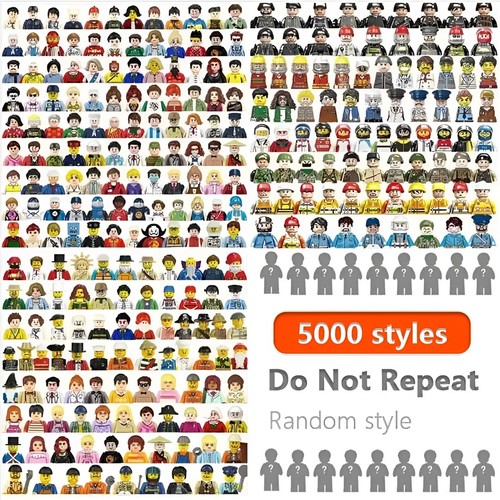 40x minifigures bundle job lot - 40x,
