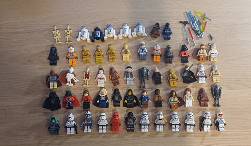 Lego star wars minifigure lot - lego,