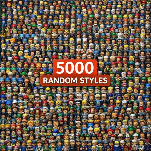 40x minifigures bundle - 40x,