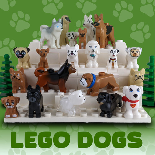 Lego dogs minifigure scale - dogs,