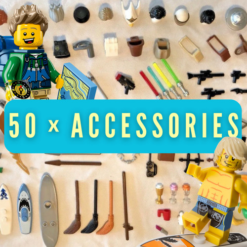 Lego minifigure accessories - lego, x