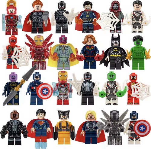 Lego superhero minifigures - lego,