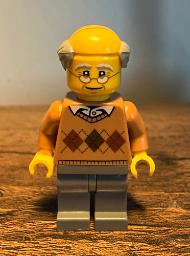Lego minifigure grandpa - lego,