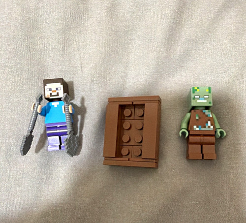 Lego minecraft steve - steve, zombie