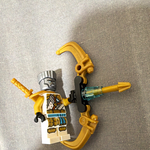 Lego minifigure with gold - with, bow