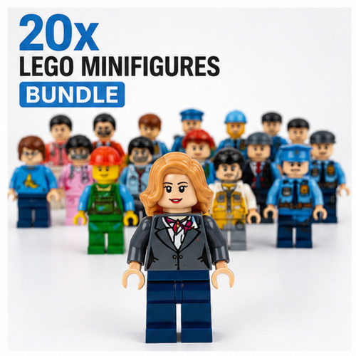 20x lego minifigures bundle - lego,